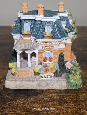 Liberty Falls Rosie's Flower Shop Miniature HSE3a 1999